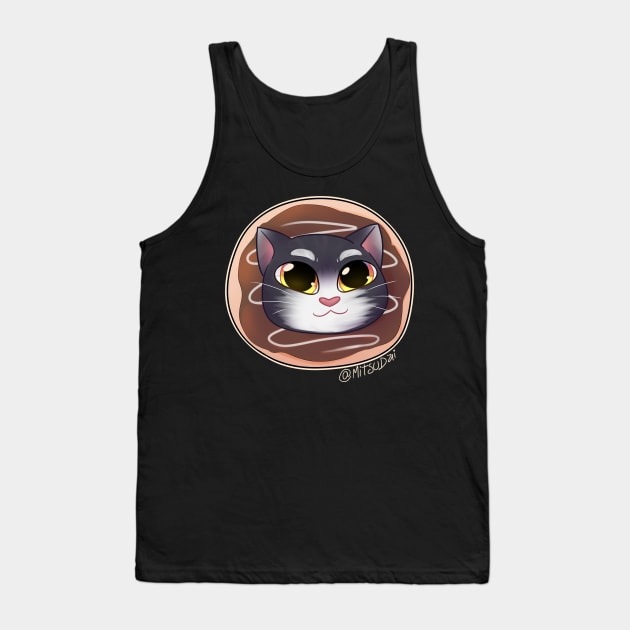 Guppy Cat Donut Tank Top by MitsuDai